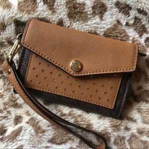 Michael Kors Leather MD Honey Cardholder Wallet
